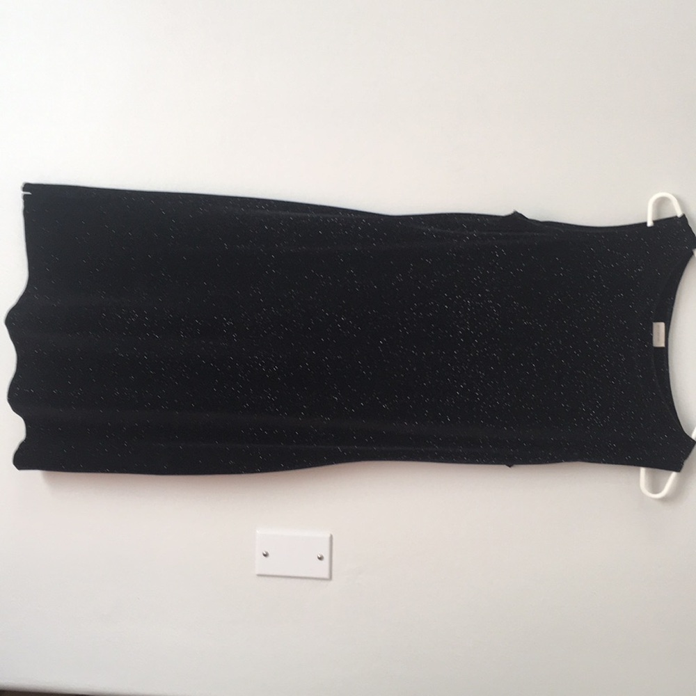 Black glittery dress